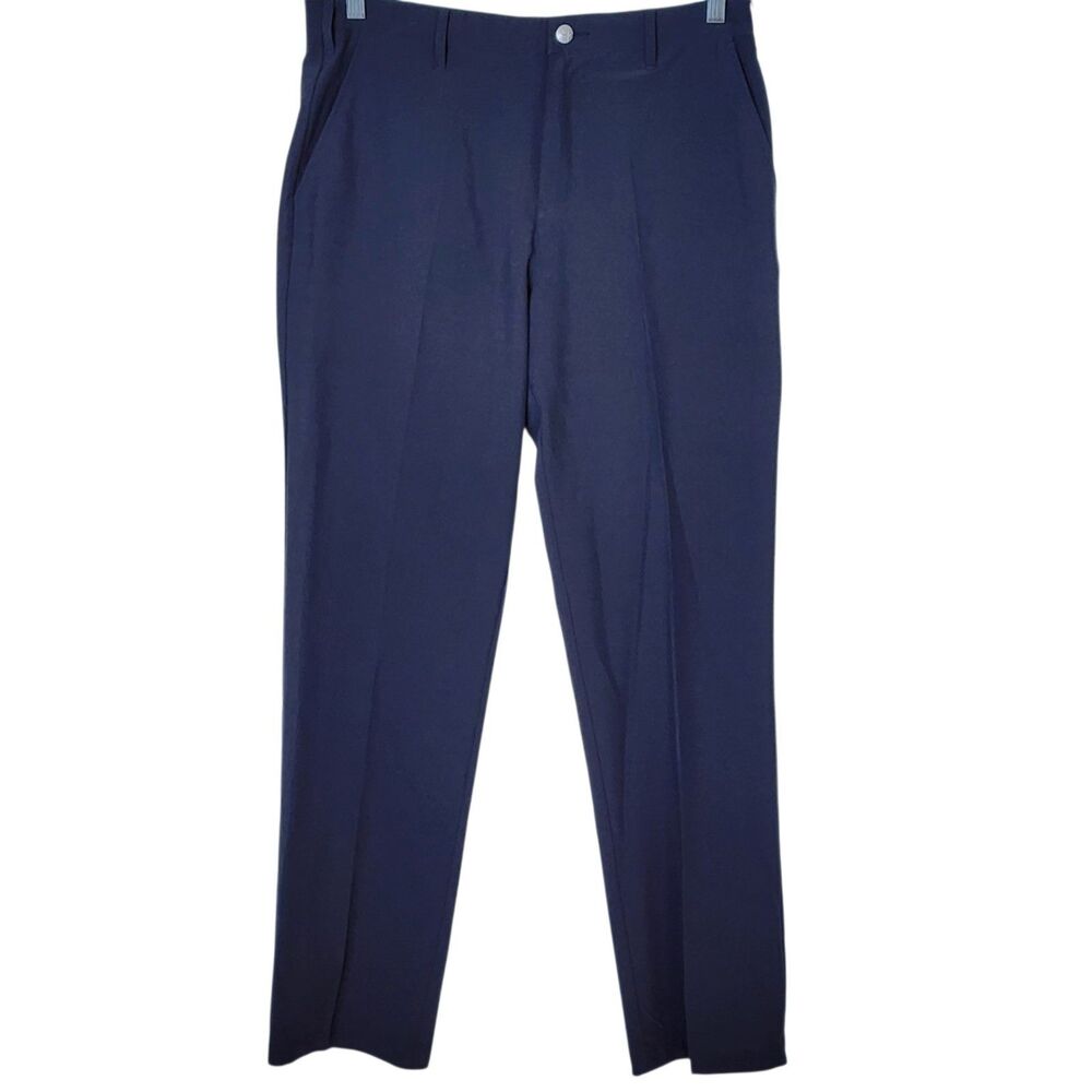 Short Par 4 Golf Pants Mens 34x32 Black Performance Stretch Trousers